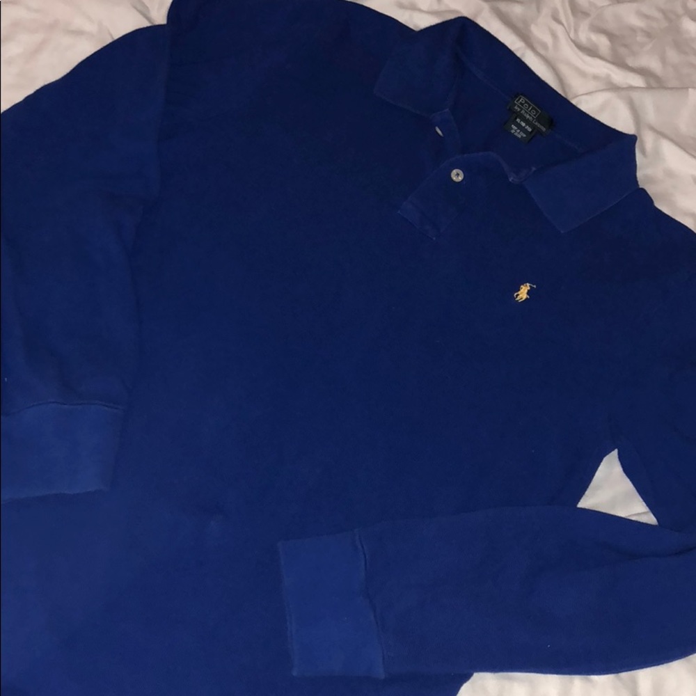 Boys long sleeve polo